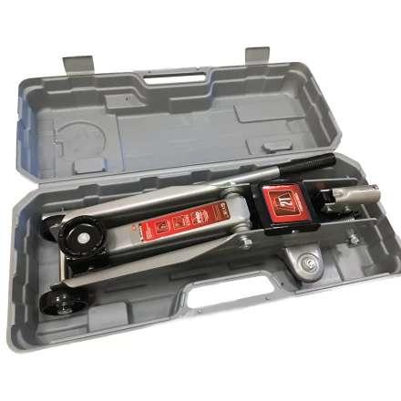 Домкрат гидравлический подкатной 2 т h подъема 135–385 мм в пласт. кейсе  MATRIX MASTER 51028 купить в Когалыме