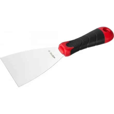 Шпатель ЗУБР "МАСТЕР", профилированное нержавеющее полотно, 2к ручка, 80мм 10072-08 купить в Когалыме