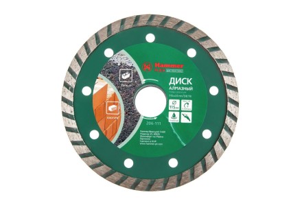 Круг алмазный HAMMER (206-111 DB TB) Ф115х22мм универсальный купить в Когалыме