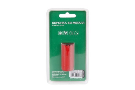 Коронка биметаллическая HAMMER Ф25х38мм 5/8&quot; BiMETALL (224-004) купить в Когалыме