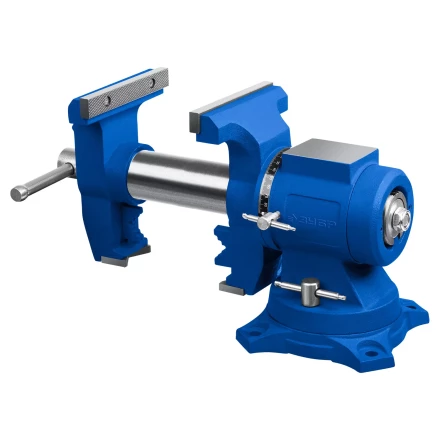 ЗУБР ЭКСПЕРТ-3D, 150 мм, многофункциональные слесарные тиски (32712-150) купить в Когалыме