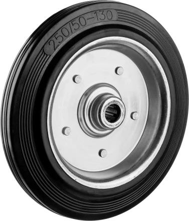 ЗУБР d 250 мм, г/п 210 кг, игольчатый подшипник, резина/металл, колесо, Профессионал (30936-250) купить в Когалыме