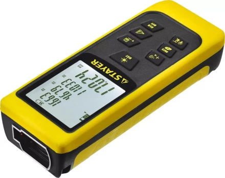 Дальномер STAYER "MASTER" MAX-Control лазерный, 2 точки отсчета, дальность 50м, точность 2мм 34957 купить в Когалыме
