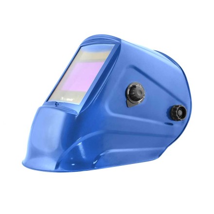 Маска сварщика GEFEST синяя ф-р 9500V FoxWeld без коробки купить в Когалыме