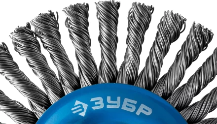 ЗУБР "ПРОФЕССИОНАЛ". Щетка дисковая для УШМ, плетеные пучки стальной проволоки 0,5мм, 150ммхМ14 35192-150_z02 купить в Когалыме