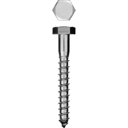 Шурупы ЗУБР с шестигранной головкой, оцинкованные, 8x120мм, 2шт 4-300456-08-120