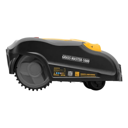 Робот-газонокосилка Grass Master 1000, ультразвуковой датчик, 3 Ач, LCD дисплей, Wi-Fi // Denzel купить в Когалыме