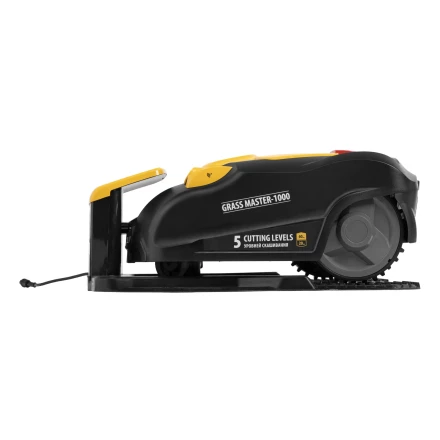 Робот-газонокосилка Grass Master 1000, ультразвуковой датчик, 3 Ач, LCD дисплей, Wi-Fi // Denzel купить в Когалыме