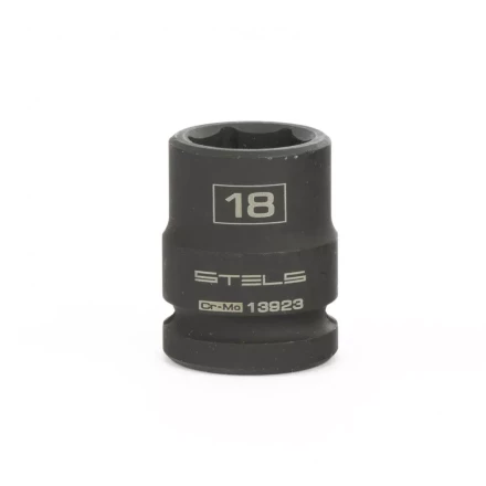 Головка ударная шестигранная 18 мм 1/2" CrMo Stels 13923 купить в Когалыме