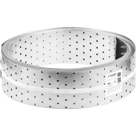 Перфорированная монтажная лента ЗУБР "МАСТЕР", 100х2,00мм, 10м 310245-100 купить в Когалыме