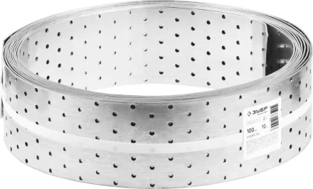 Перфорированная монтажная лента ЗУБР "МАСТЕР", 100х2,00мм, 10м 310245-100 купить в Когалыме