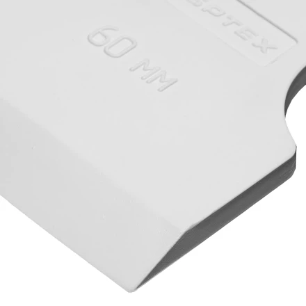 Шпатель, белая резина, 60 мм Россия Сибртех 85832 купить в Когалыме