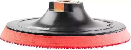 Тарелка опорная STAYER "MASTER" пластиковая для УШМ на липучке, полиуретановая вставка, d=125 мм, М14 35744-125 купить в Когалыме