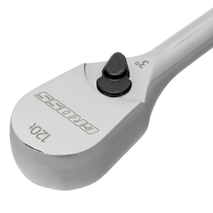 Ключ-трещотка 3/8&quot; Gross 14051, CrV, 120 зубьев, цельнометаллический, хром купить в Когалыме
