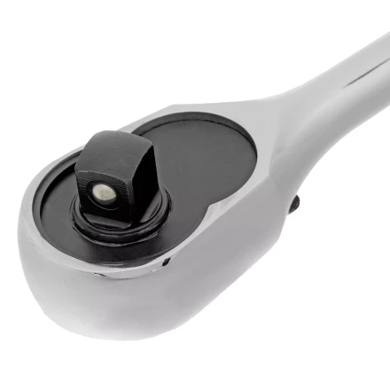 Ключ-трещотка 3/8" Gross 14051, CrV, 120 зубьев, цельнометаллический, хром купить в Когалыме