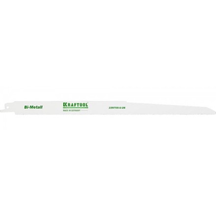 Полотно KRAFTOOL &quot;INDUSTRIE QUALITAT&quot;, S1222VF, для эл/ножовки, Bi-Metall, по металлу, дереву, шаг 1,8-2,5мм, 280мм 159705-U-28 купить в Когалыме