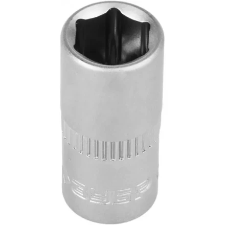 Головка торцовая ЗУБР "МАСТЕР" (1/4"), Cr-V, FLANK, хроматированное покрытие, 8мм 27715-08 купить в Когалыме