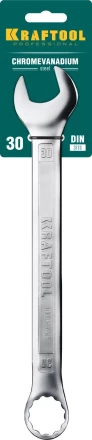 Ключ комбинированный KRAFTOOL, Cr-V, DIN 3113 27079-30 купить в Когалыме