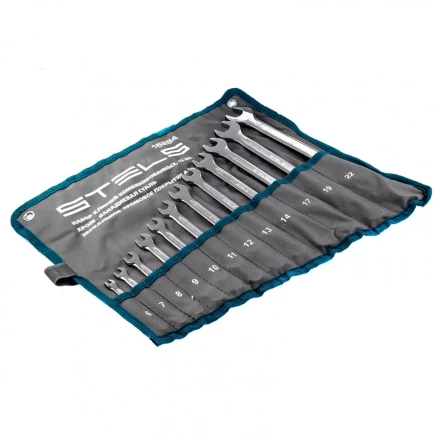 Набор ключей комбинированных 12 шт 6-22 мм, антислип Stels 15284 купить в Когалыме