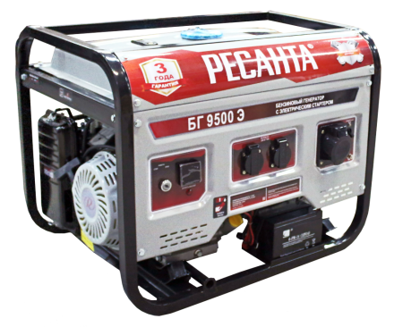 Бензогенератор  Ресанта БГ 9500 Э купить в Когалыме