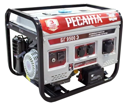 Бензогенератор  Ресанта БГ 9500 Э купить в Когалыме