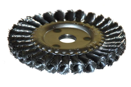 Щетка для УШМ Ф222/125 мм дисковая сталь витая 51584 купить в Когалыме