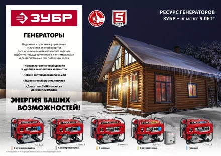 ЗУБР № 2 для генераторов мощностью свыше 4000 Вт, набор колес + рукоятка (НКР-2) купить в Когалыме