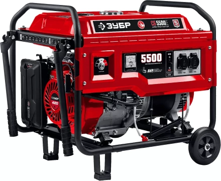 ЗУБР № 2 для генераторов мощностью свыше 4000 Вт, набор колес + рукоятка (НКР-2) купить в Когалыме