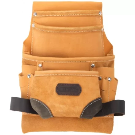 Сумка KRAFTOOL поясная для инструментов, натуральная кожа, 10 карманов 1-38531 купить в Когалыме
