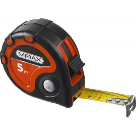 Рулетка MIRAX, 3 стопора, двухкомпонентный пластиковый корпус, 5мх25мм 34013-05-25 купить в Когалыме