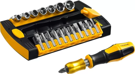 Набор STAYER "MASTER" HERCULES: Отвертки, Cr-V, эргономичная двухкомпонентная рукоятка, 30предм, в боксе 25055-H30 купить в Когалыме