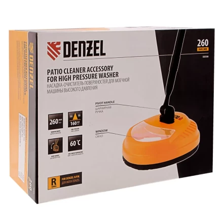 Очиститель поверхностей Denzel 58306, насадка для моечных машин высокого давления купить в Когалыме