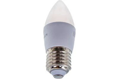 Лампа светодиодная EUROLUX LL-E-C37-6W-230-4K-E27 76/2/10