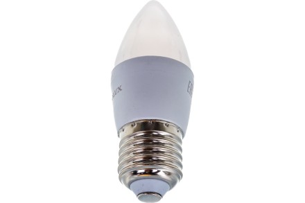 Лампа светодиодная EUROLUX LL-E-C37-6W-230-4K-E27 76/2/10 купить в Когалыме