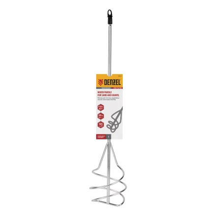 Миксер для песчано-гравийных смесей Denzel, 120 х 600 мм, оцинкованный, хвостовик SDS Plus 848287 купить в Когалыме
