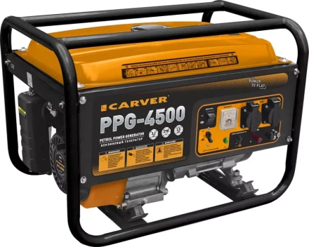 Генератор бензиновый CARVER PPG- 4500 LT-177F купить в Когалыме