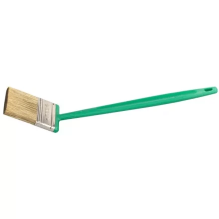 Кисть плоская ЗУБР ЭКСПЕРТ удлиненн 2в1 БСГ-62 быстросъем голова с перем углом, тип АКВА искусств щет, пласт ручка, 50мм 4-01062-050 купить в Когалыме