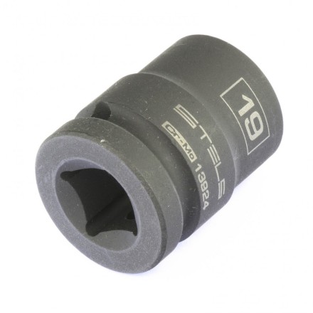 Головка ударная шестигранная 19 мм 1/2&quot; CrMo Stels 13924 купить в Когалыме