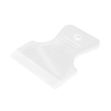 Шпатель, белая резина, 80 мм Россия Сибртех 85833 купить в Когалыме