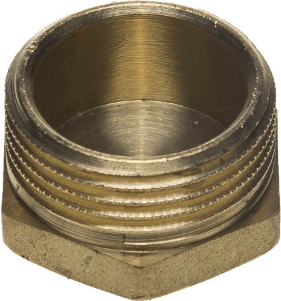 Заглушка GENERAL FITTINGS латунь, 6-ти гранная головка, наружная резьба, 1&quot; 51098-S-1 купить в Когалыме