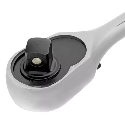 Ключ-трещотка 1/2" Gross 14052, CrV, 120 зубьев, цельнометаллический, хром купить в Когалыме