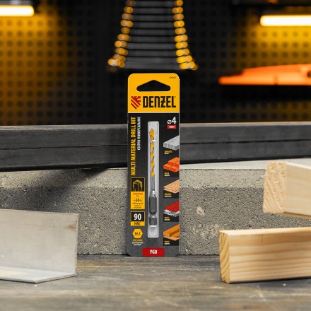 Сверло универсальное, Multi cut, 4 мм Denzel 706005 купить в Когалыме