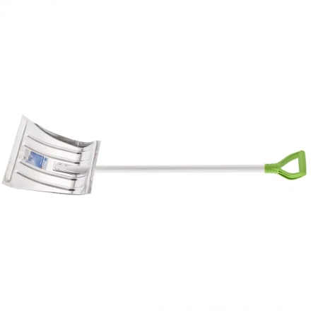 Лопата снеговая алюминиевая 410 х 380 мм металл эргономичный черенок СИБРТЕХ артикул 61626 купить в Когалыме