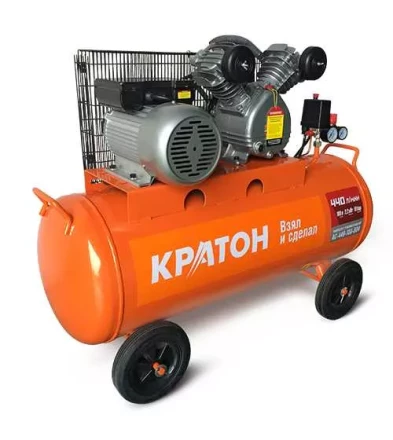 Компрессор масляный поршневой ременной Кратон AC-440-100-BDV 3 01 01 040 купить в Когалыме