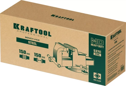 Тиски KRAFTOOL STEEL стальные 32701-150 купить в Когалыме