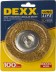 DEXX. Щетка дисковая для дрели, витая стальная латунированная проволока 0,3мм, 100мм 35110-100 купить в Когалыме