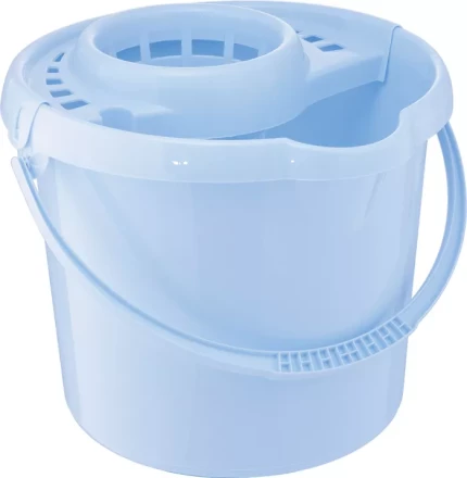 Ведро пластмассовое круглое с отжимом 12л, сиреневое ТМ Elfe 92963 купить в Когалыме