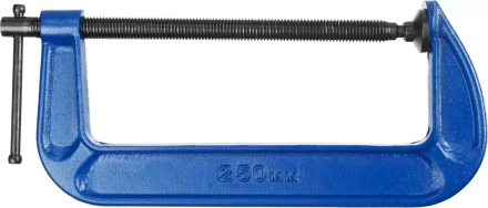 Струбцина  ЗУБР "ПРОФЕССИОНАЛ" тип "G", корпус - ковкий чугун. 250мм 32245-250_z01 купить в Когалыме