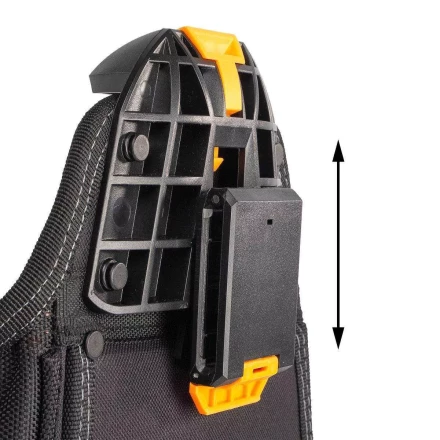 Быстросъемная поясная сумка модульного типа на клипсе с держателем для молотка КВТ СМ-01 (83135) купить в Когалыме