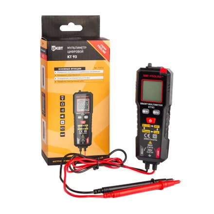 Мультиметр цифровой КВТ SMART KT 93 с True RMS (91916) купить в Когалыме